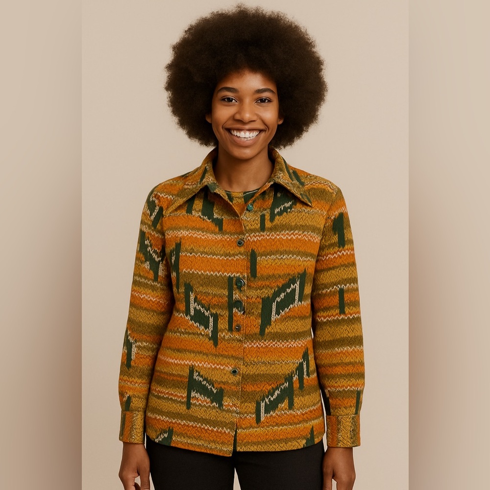 Vintage Marty Gutmacher   Top with shell  best fit L/XL